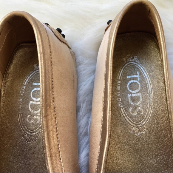 Tod’s Gold Loafers - Picture 5 of 5